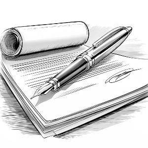 Image of a contract