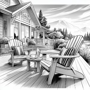 Image of a beutiful deck
