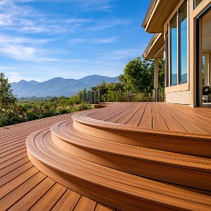 Image of custom built deck