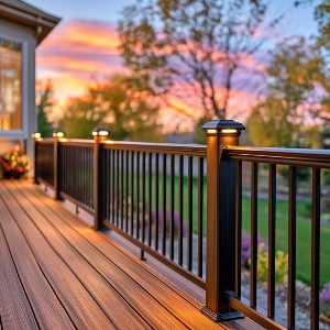 Image of railings and lighting
